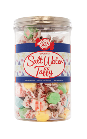 Taffy Town Assorted Taffy 18oz Gift Canister